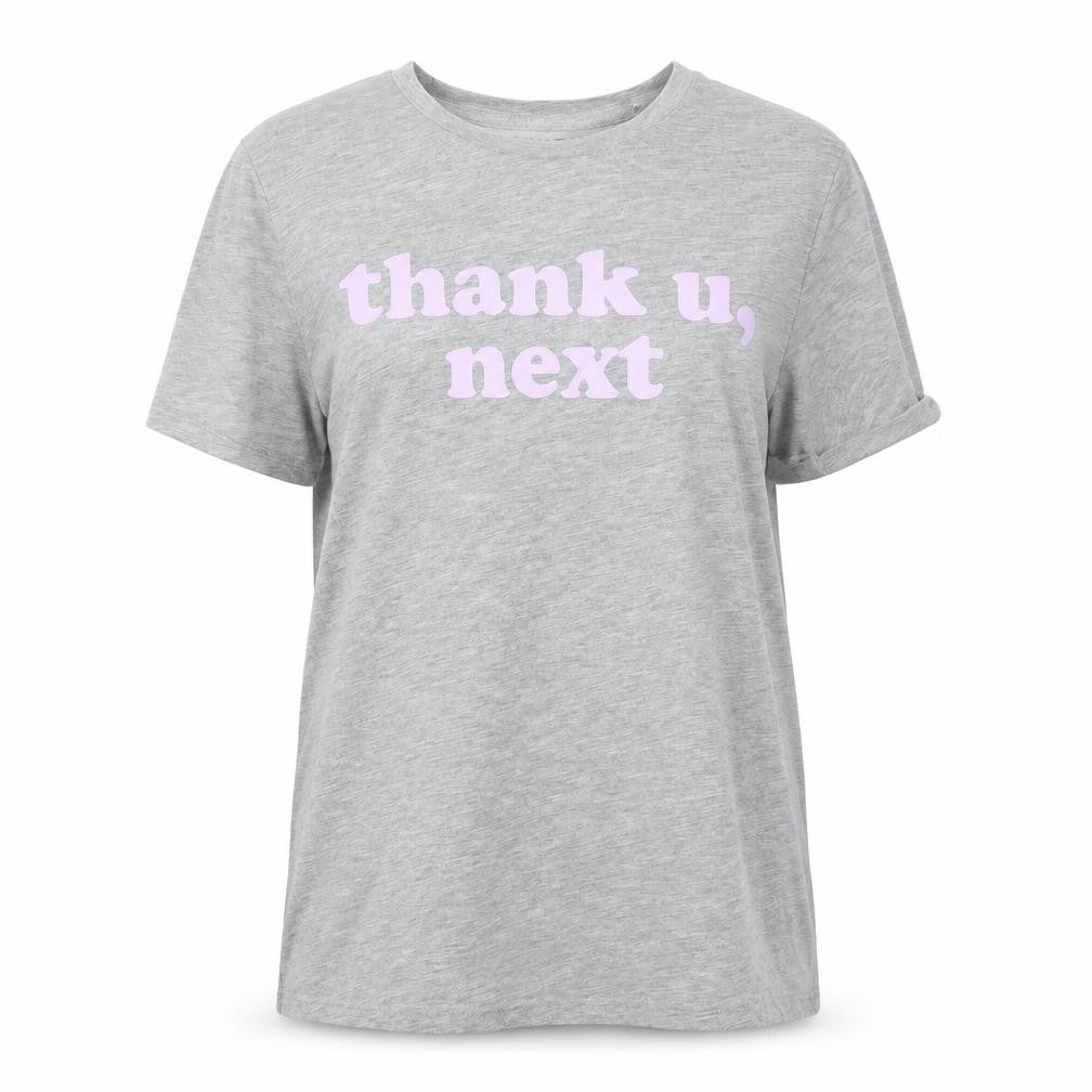 Womens UK Size M Bravado Grey Basic T-Shirt