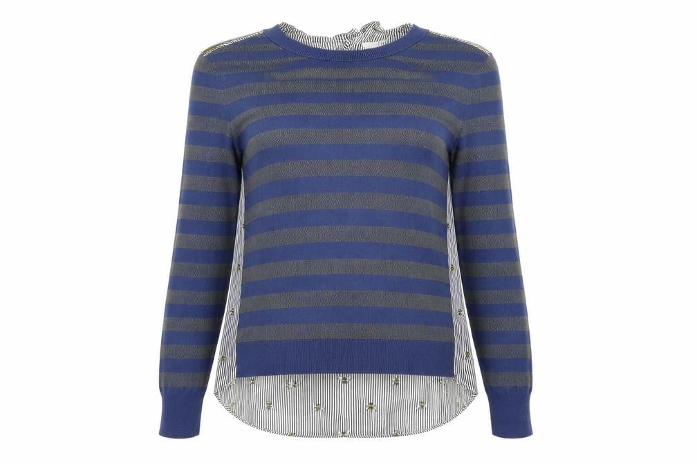 Next Womens Multicoloured Striped Knit Pullover Jumper Size 14