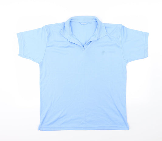 Cottonique Mens Blue  Jersey  Polo Size XL