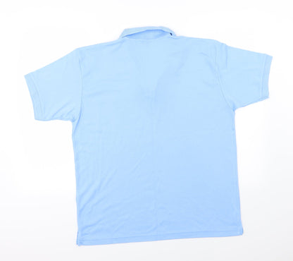 Cottonique Mens Blue  Jersey  Polo Size XL