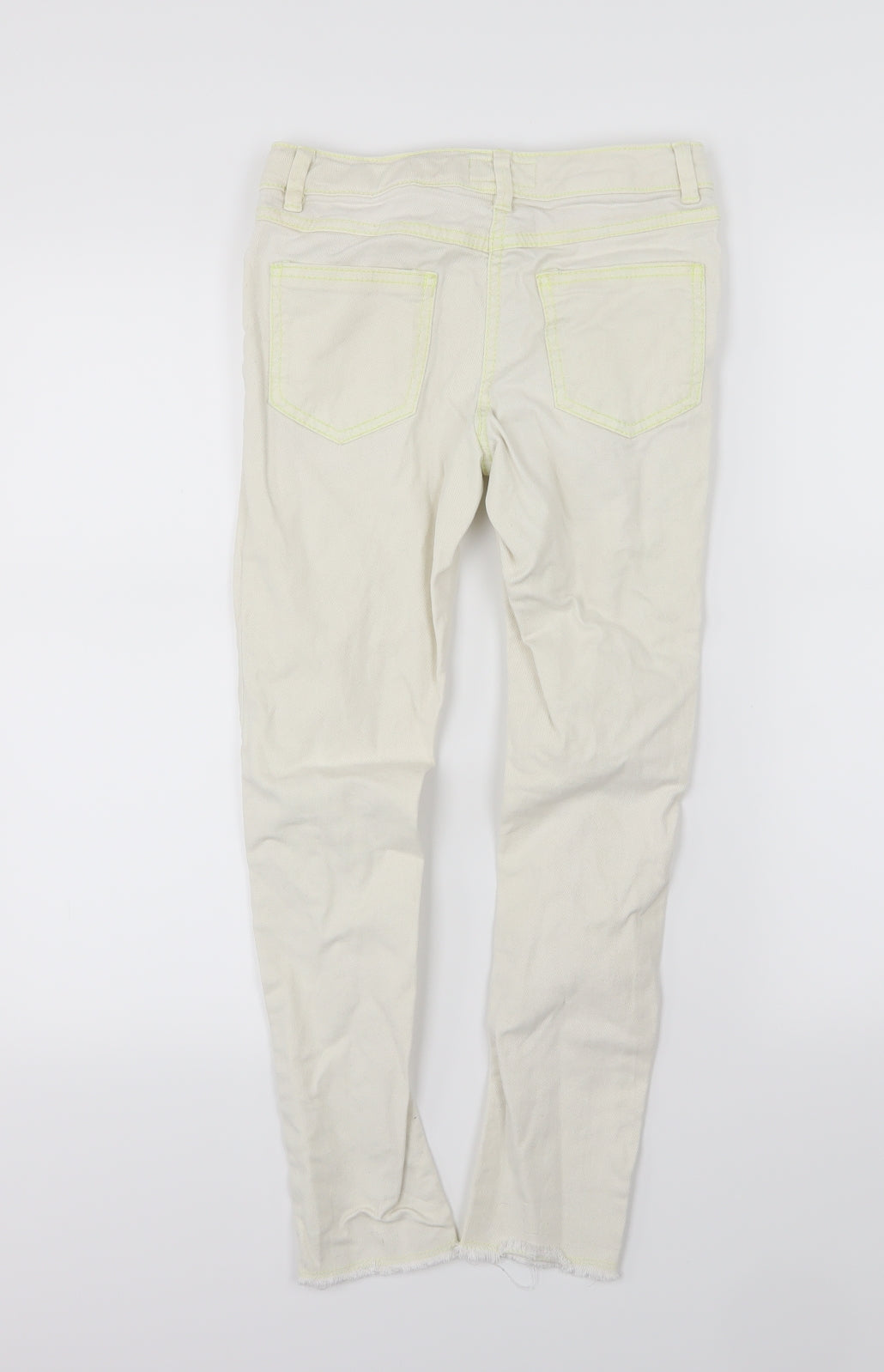 NEXT Girls White  Denim Skinny Jeans Size 11 Years