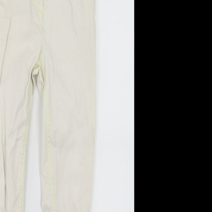 NEXT Girls White  Denim Skinny Jeans Size 11 Years