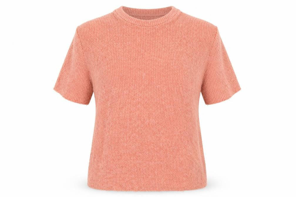 Womens UK Size M Zara Orange Basic T-Shirt