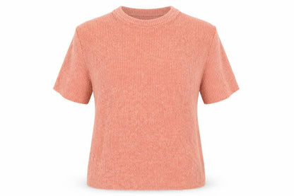 Womens UK Size M Zara Orange Basic T-Shirt