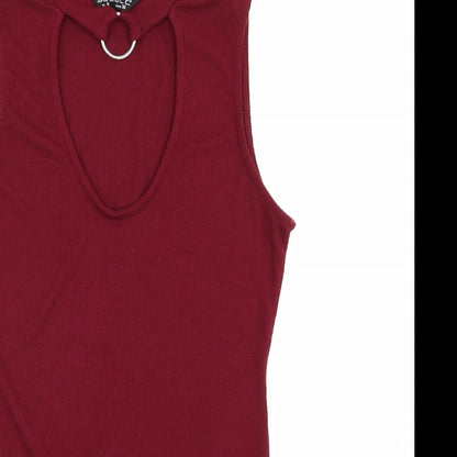 Select` Womens Red   Bodysuit One-Piece Size 8