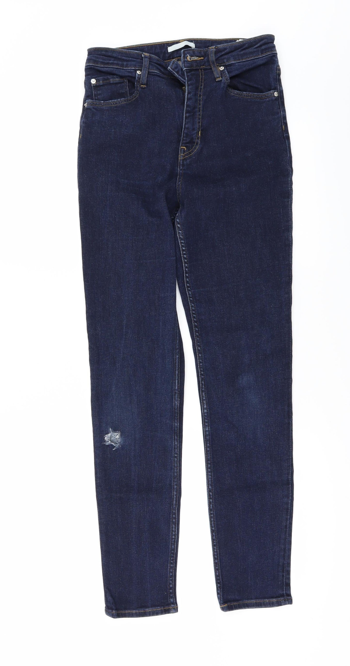 Womens UK Size 12 H&M Regular Fit Skinny Black Jeans