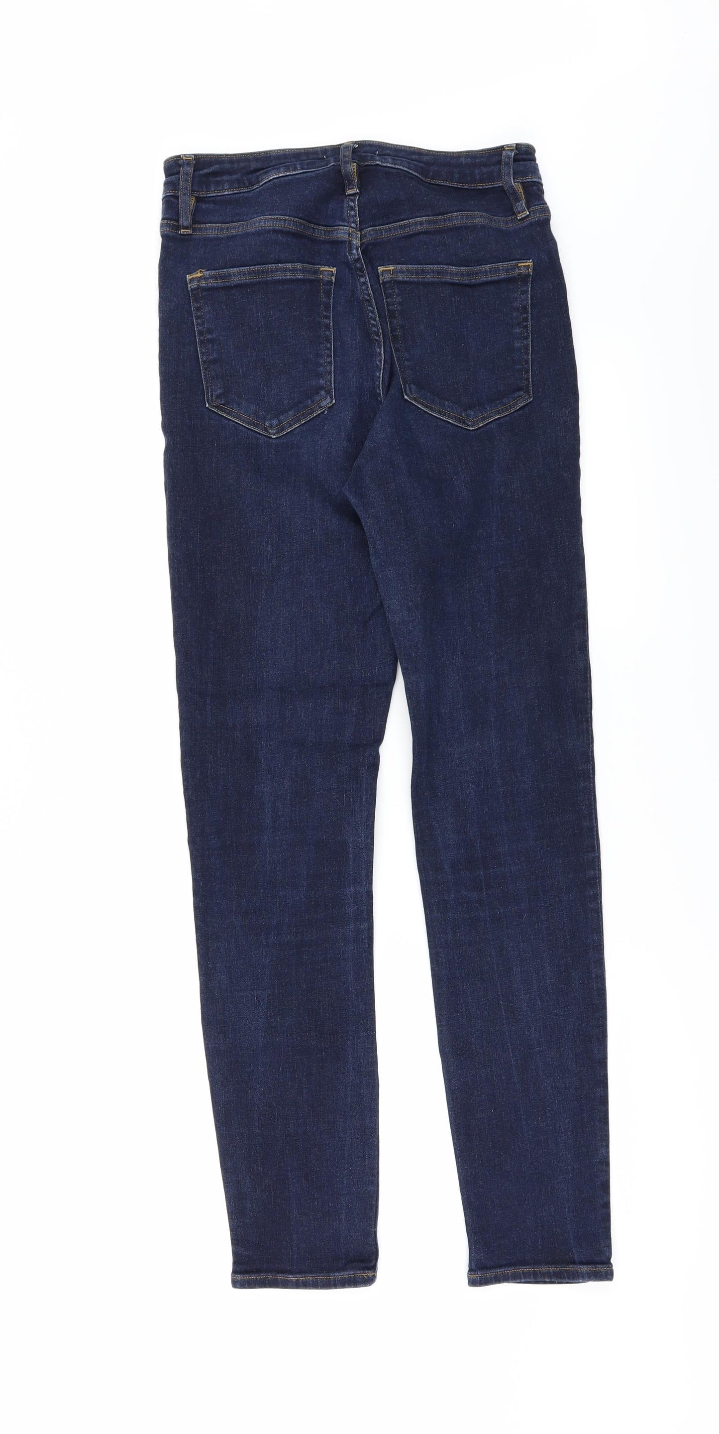 Womens UK Size 12 H&M Regular Fit Skinny Black Jeans