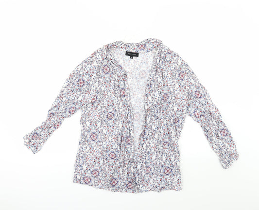 Womens UK Size 8 New Look White Kimono Blouse