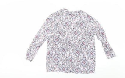 Womens UK Size 8 New Look White Kimono Blouse