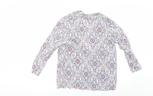 Womens UK Size 8 New Look White Kimono Blouse