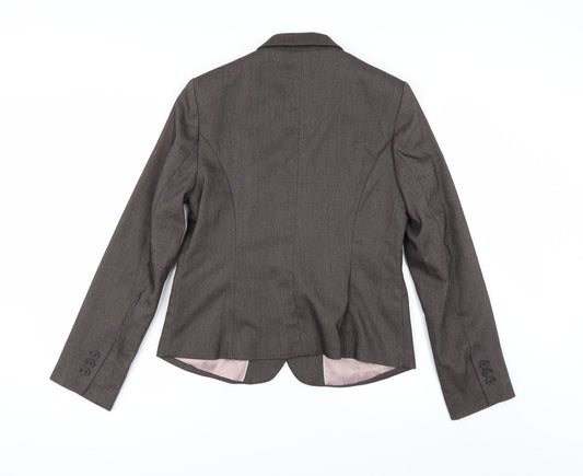 NEXT Womens Brown Herringbone   Suit Jacket Size 14