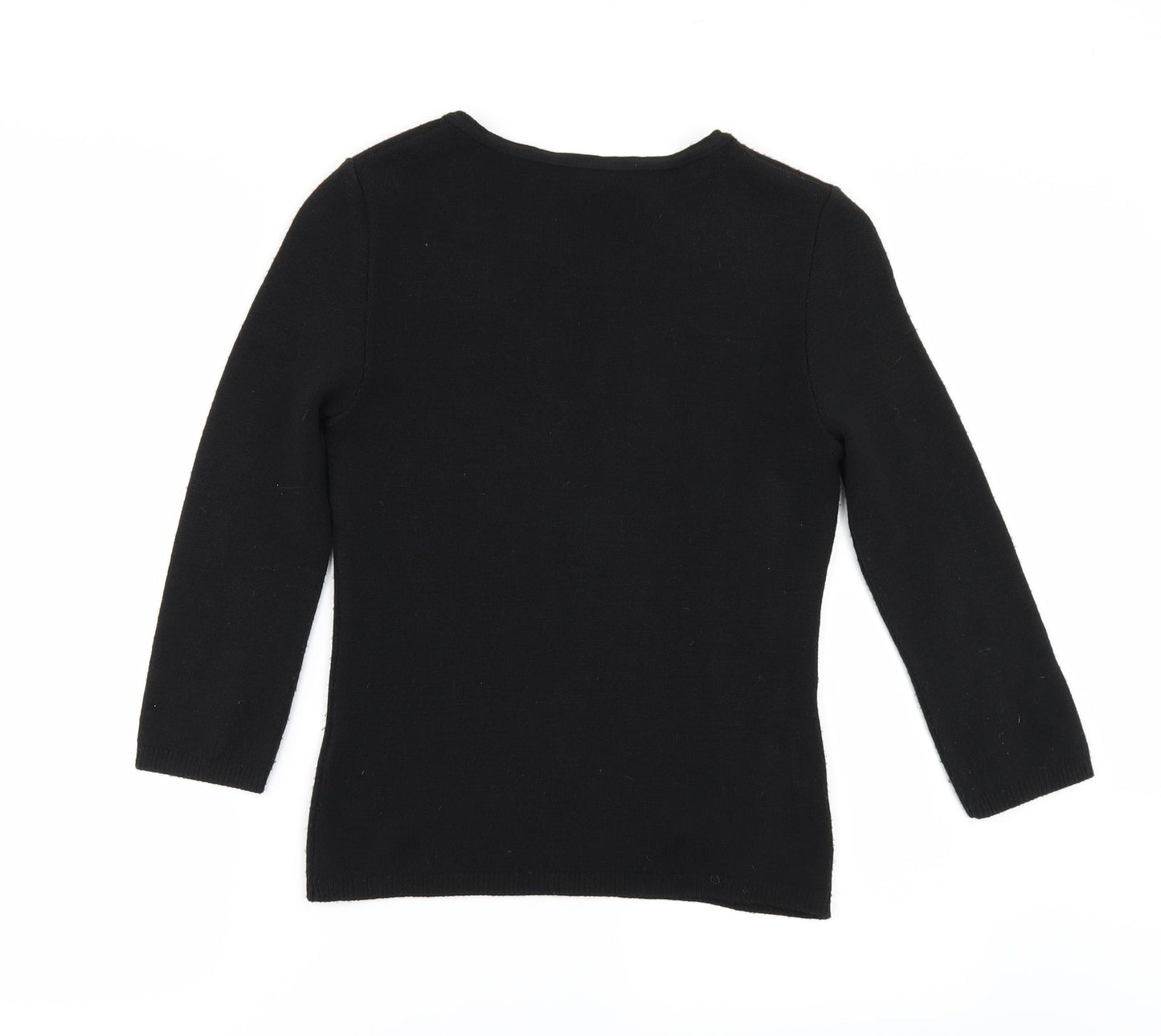 VIP Womens Black   Pullover Jumper Size 10