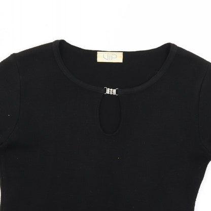 VIP Womens Black   Pullover Jumper Size 10