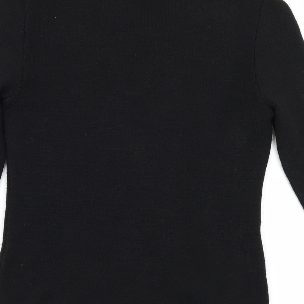 VIP Womens Black   Pullover Jumper Size 10