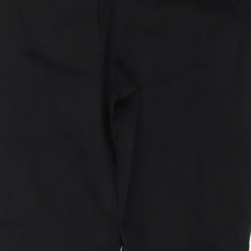 Denim & Co. Womens Black  Denim Jegging Jeans Size 12 L27 in