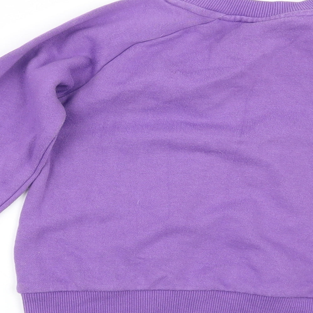 Moshi Girls Purple   Pullover Sweatshirt Size 7-8 Years  - Moshi Monsters