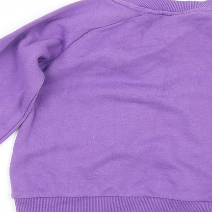 Moshi Girls Purple   Pullover Sweatshirt Size 7-8 Years  - Moshi Monsters
