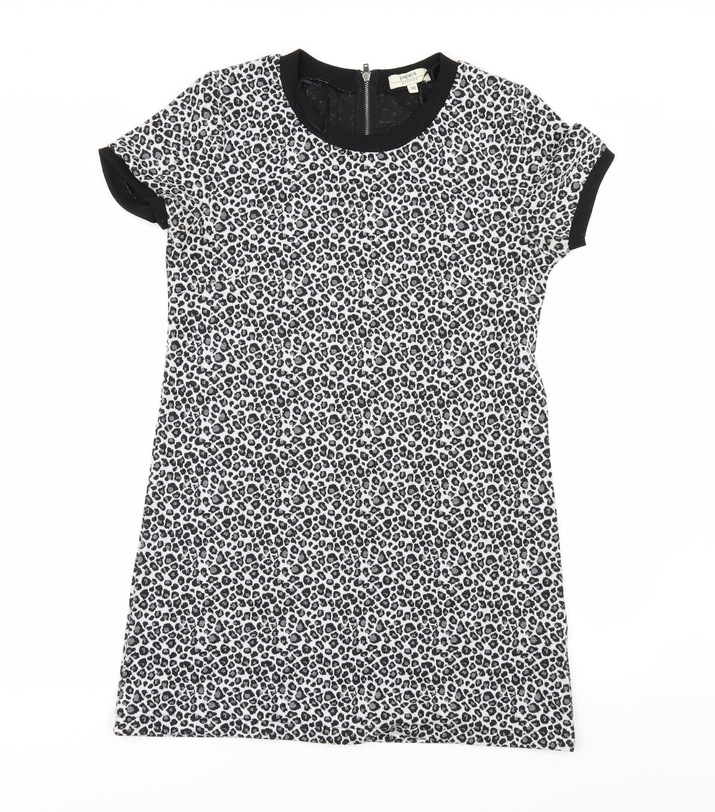 Papaya Womens Grey Animal Print    Size 10