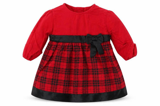 Ladybird Girls Red Plaid  A-Line  Size 3-6 Months