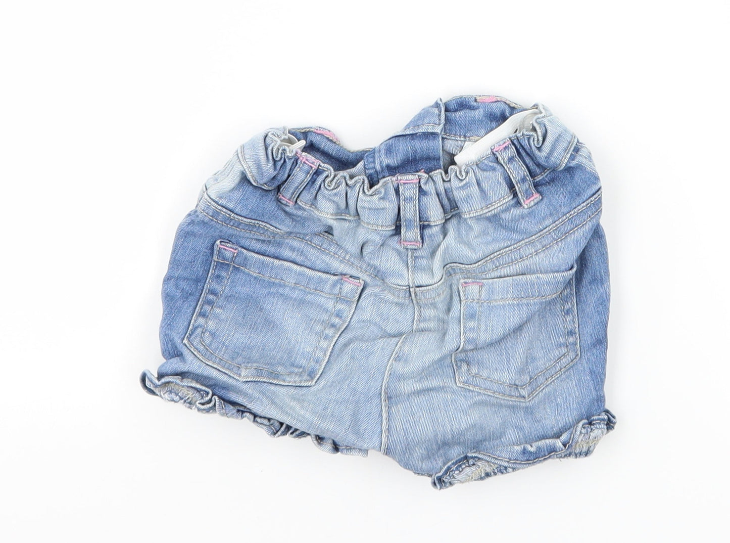 TU Girls Blue  Denim Capri Jeans Size 12-18 Months  - Shorts