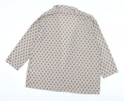 Womens UK Size 16 New Look Ivory Basic Blouse