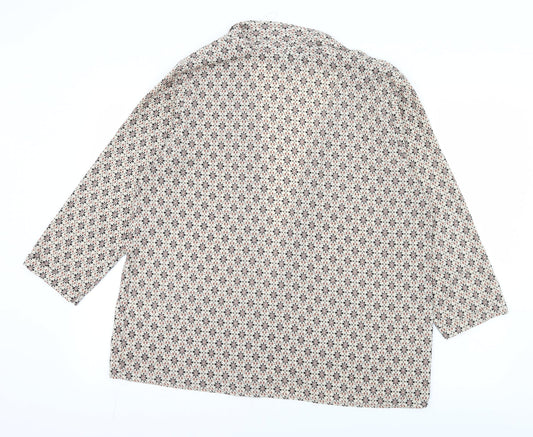 Womens UK Size 16 New Look Ivory Basic Blouse