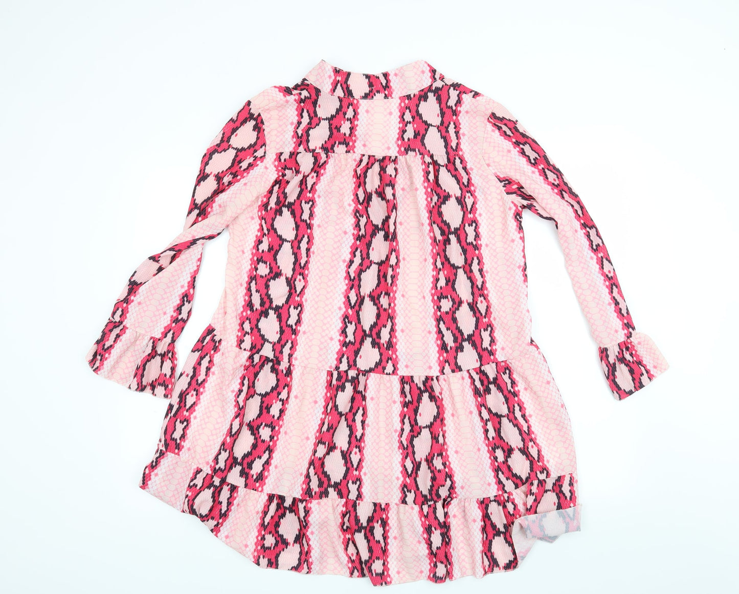 Preworn Womens Pink Animal Print  Trapeze & Swing  Size 10