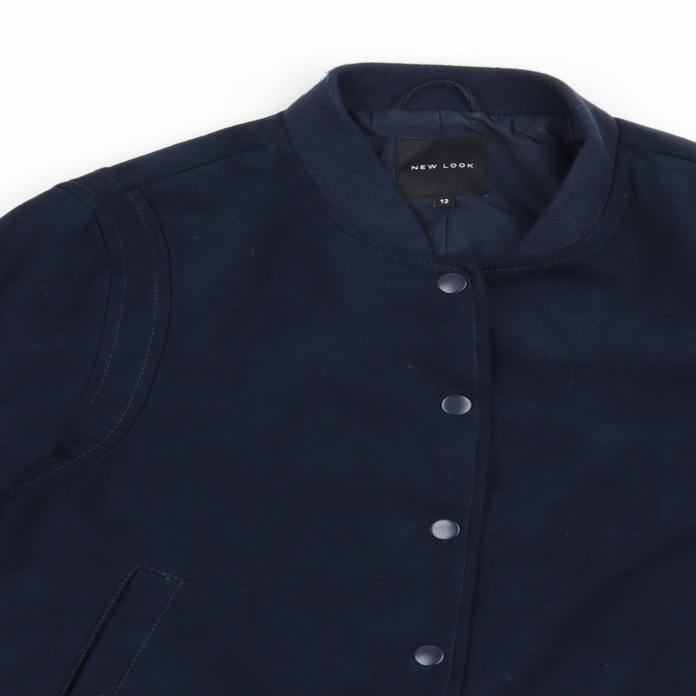 Womens UK Size 12 New Look Blue Jacket