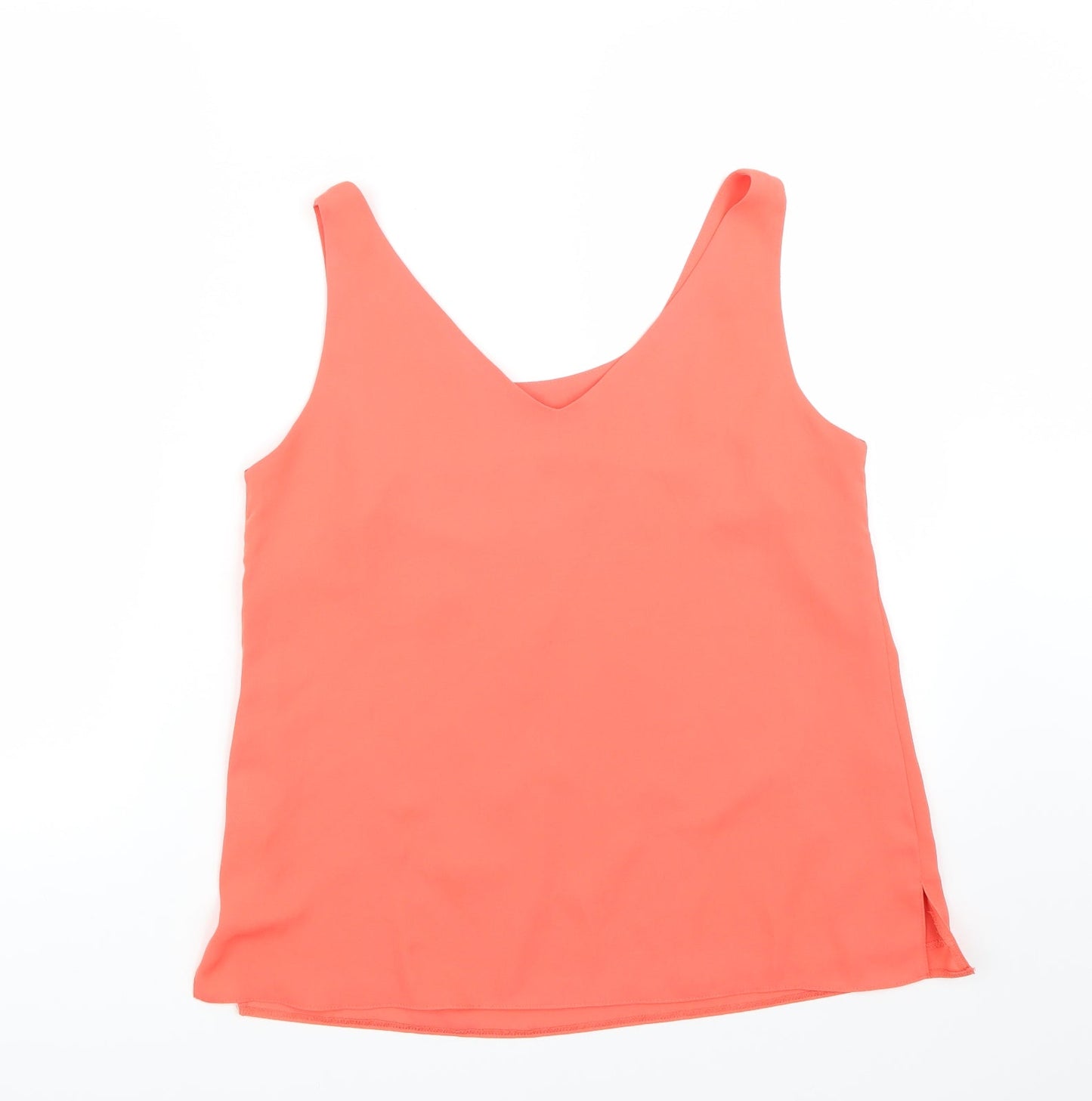 Womens UK Size 10 Wallis Orange Basic Tank