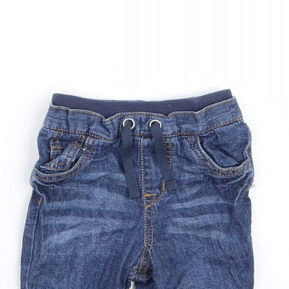 F&F Boys Blue   Cargo Jeans Size 3-6 Months