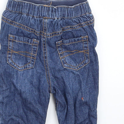F&F Boys Blue   Cargo Jeans Size 3-6 Months