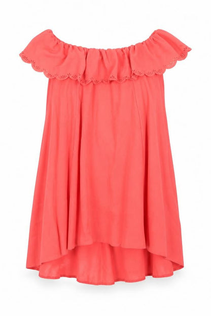 Womens UK Size 12 Miss Selfridge Pink Basic Blouse