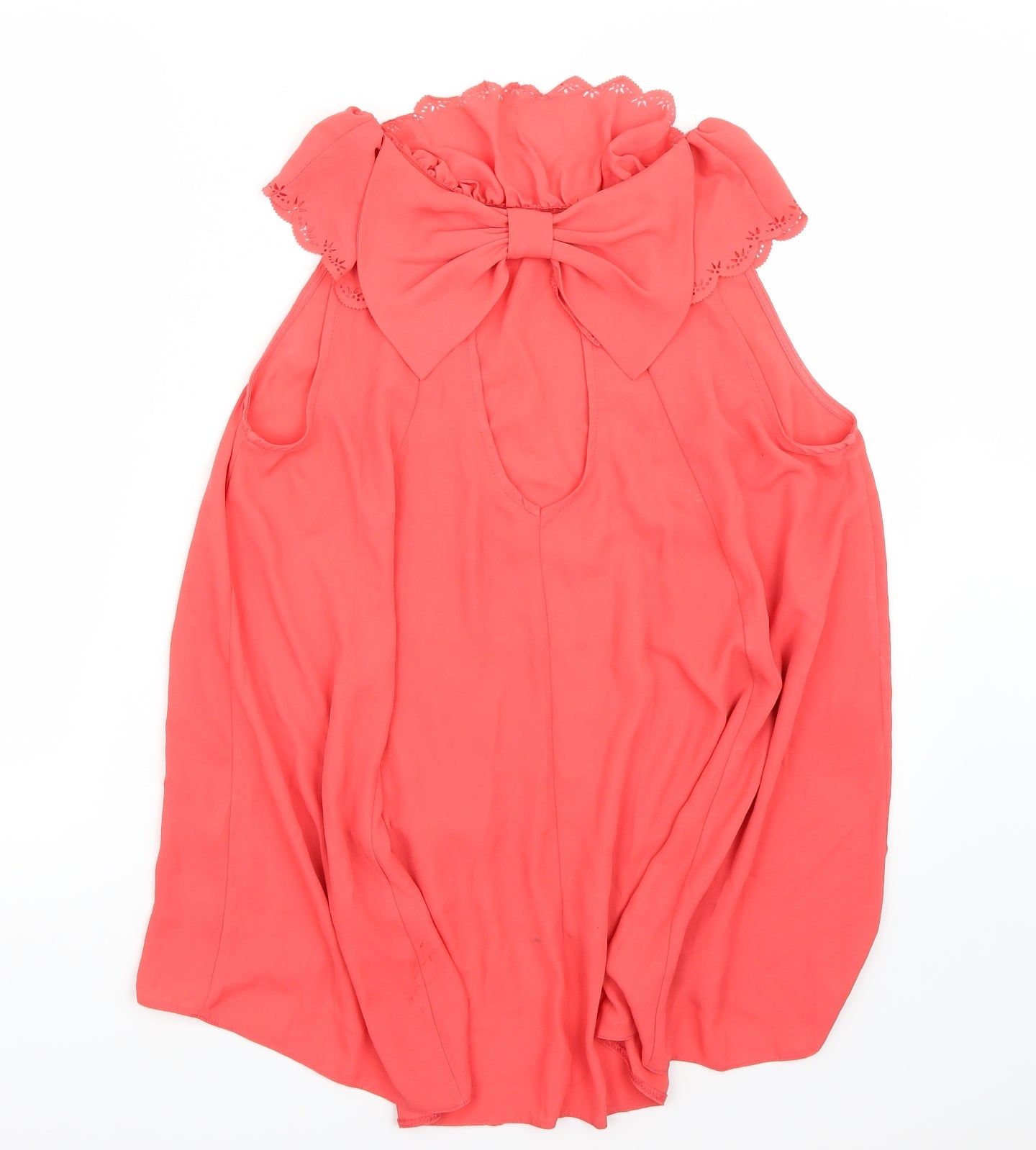 Miss Selfridge Womens Pink   Basic Blouse Size 12