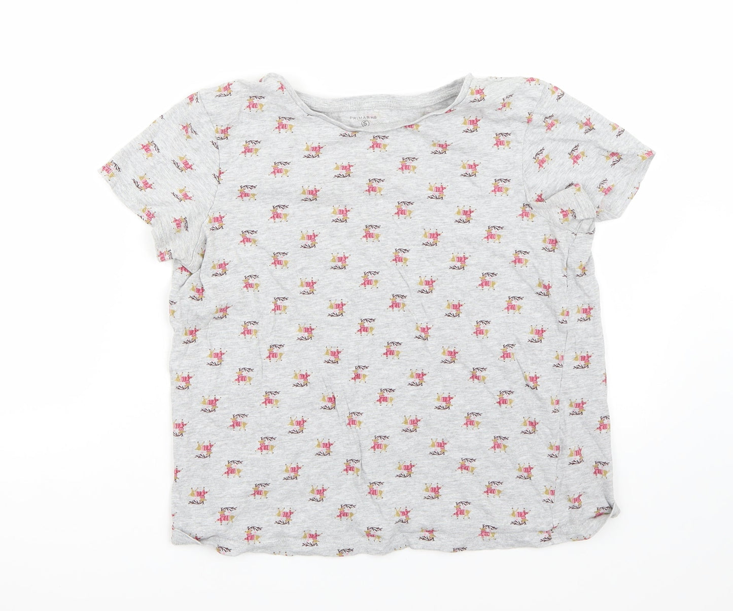 Primark Womens Grey   Basic T-Shirt Size S