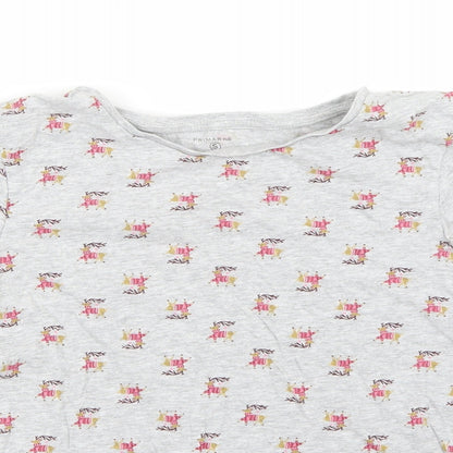 Primark Womens Grey   Basic T-Shirt Size S