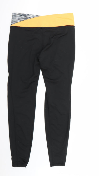 Womens UK Size S Workout  Capri Black Leggings