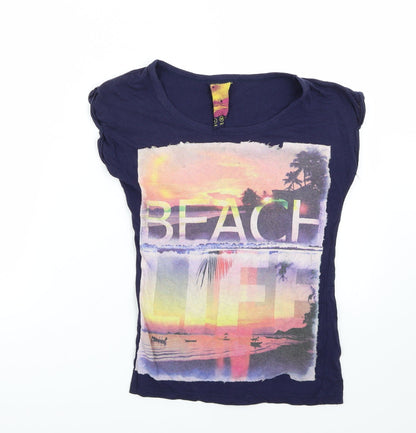 Primark Womens Blue   Basic Tank Size 6