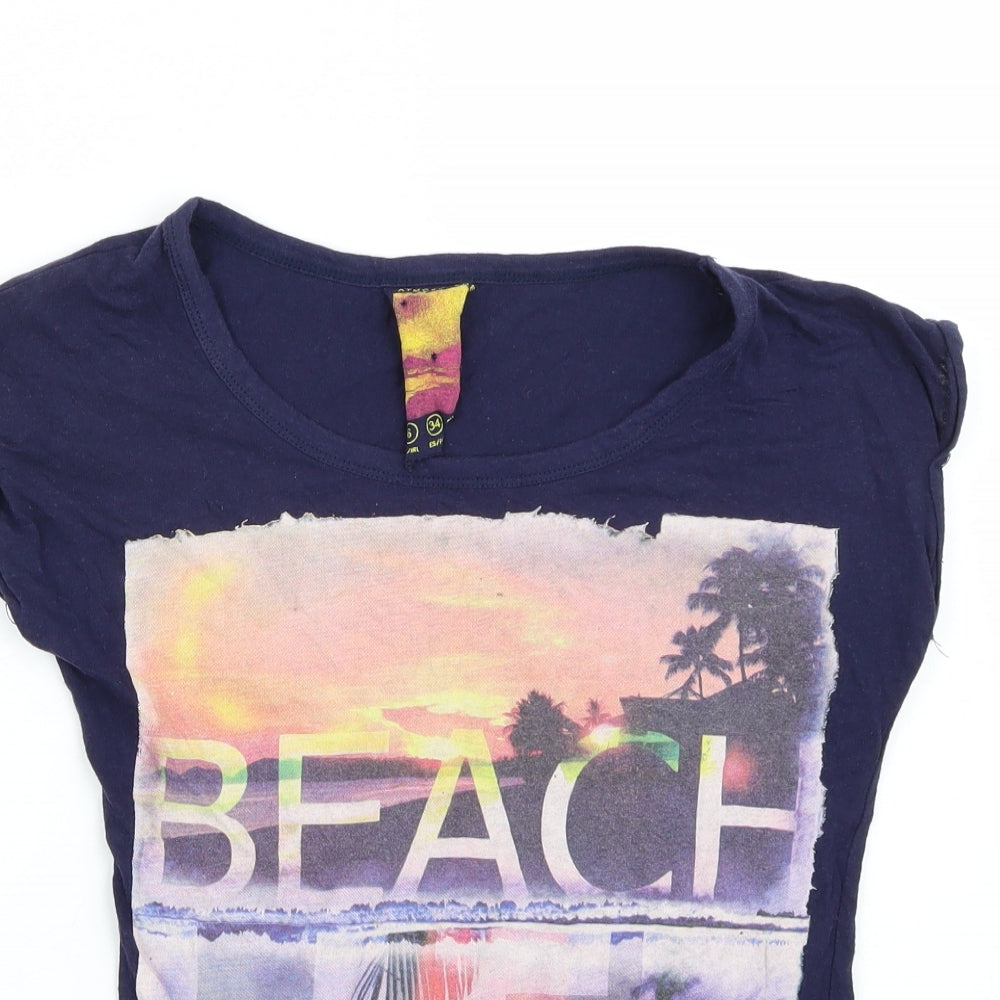 Primark Womens Blue   Basic Tank Size 6