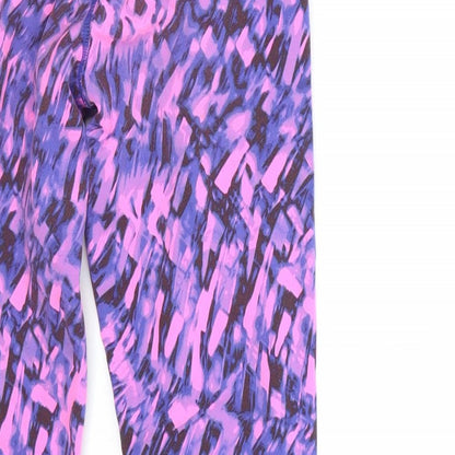 Tuff Athletics Womens Purple   Bloomer Trousers Size XS L24 in