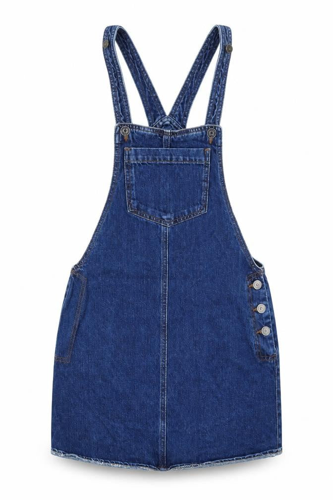 Womens UK Size 6 Topshop One-Piece Blue Dungaree