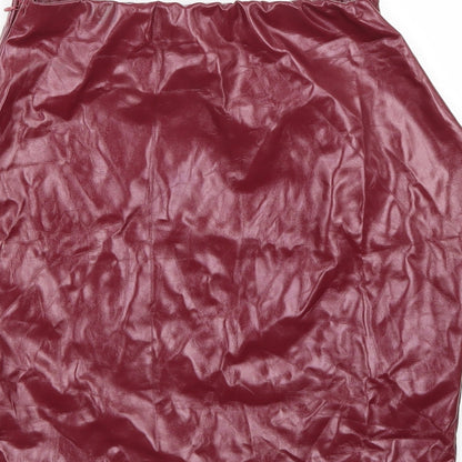 Missguided Womens Purple   A-Line Skirt Size 8