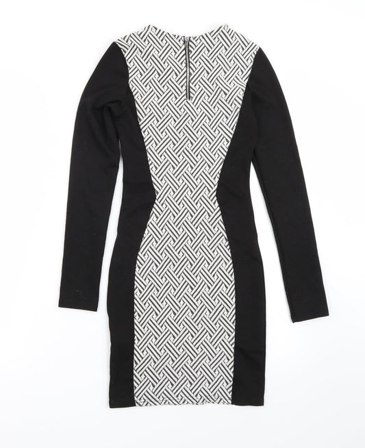H&M Womens Black   A-Line  Size 6