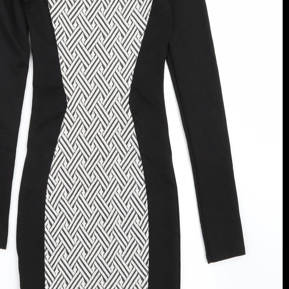 H&M Womens Black   A-Line  Size 6