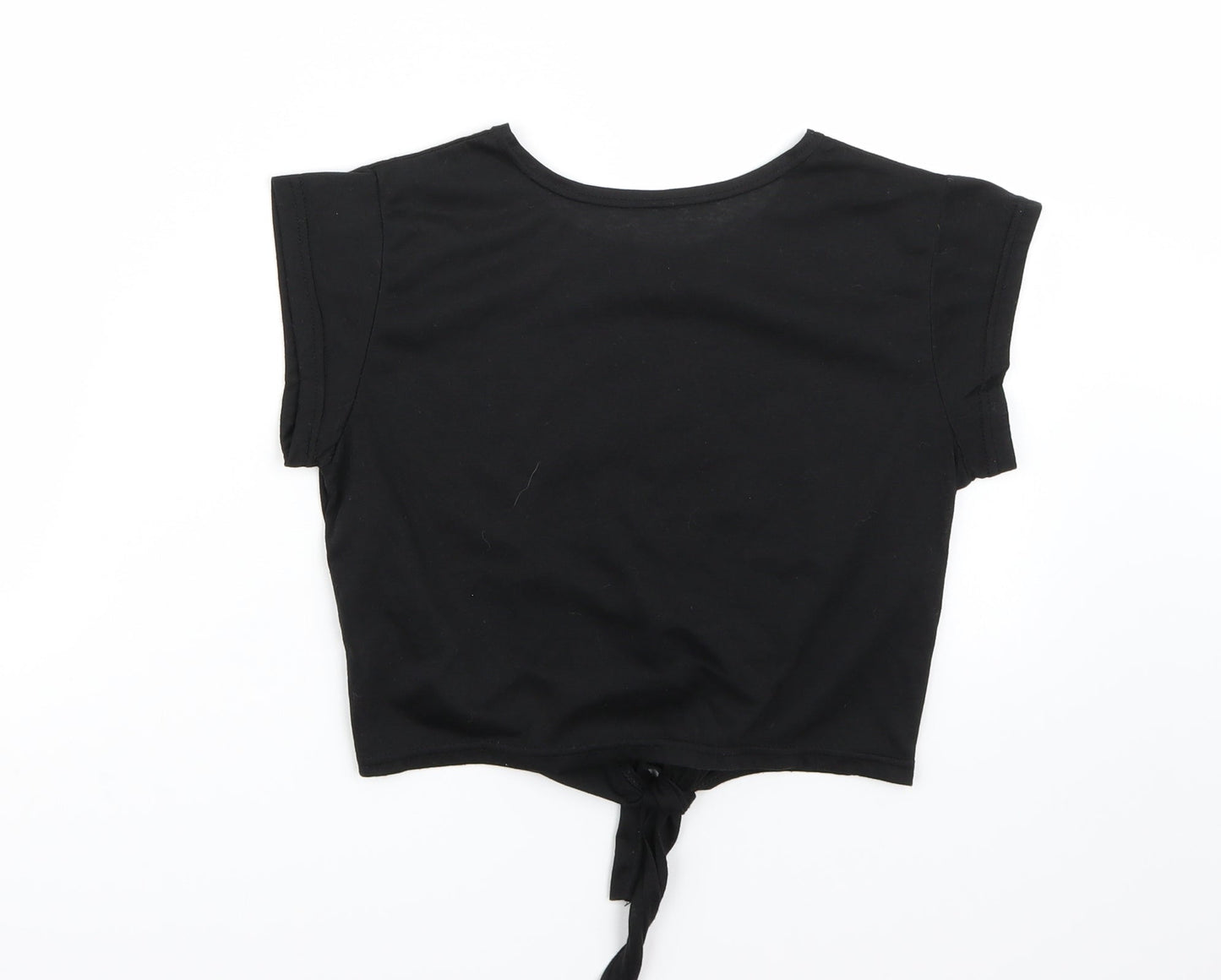 Preworn Womens Black   Basic T-Shirt Size S