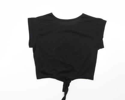 Preworn Womens Black   Basic T-Shirt Size S