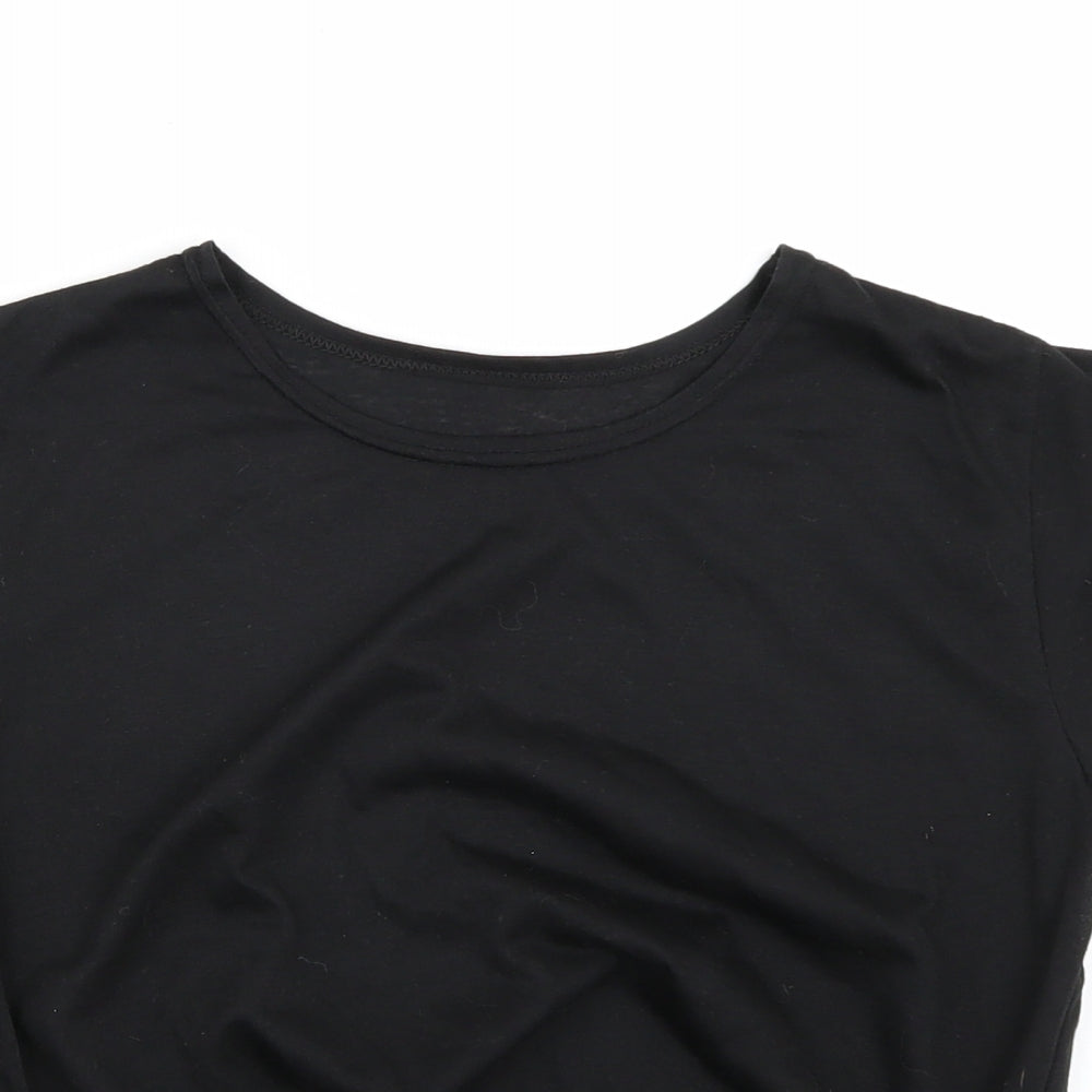 Preworn Womens Black   Basic T-Shirt Size S