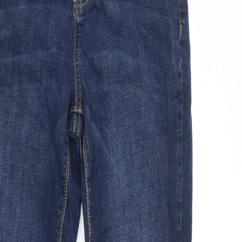 Denim & Co. Womens Blue   Skinny Jeans Size 8 L28 in