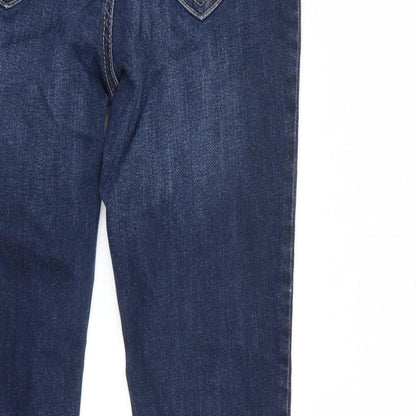 Denim & Co. Womens Blue   Skinny Jeans Size 8 L28 in