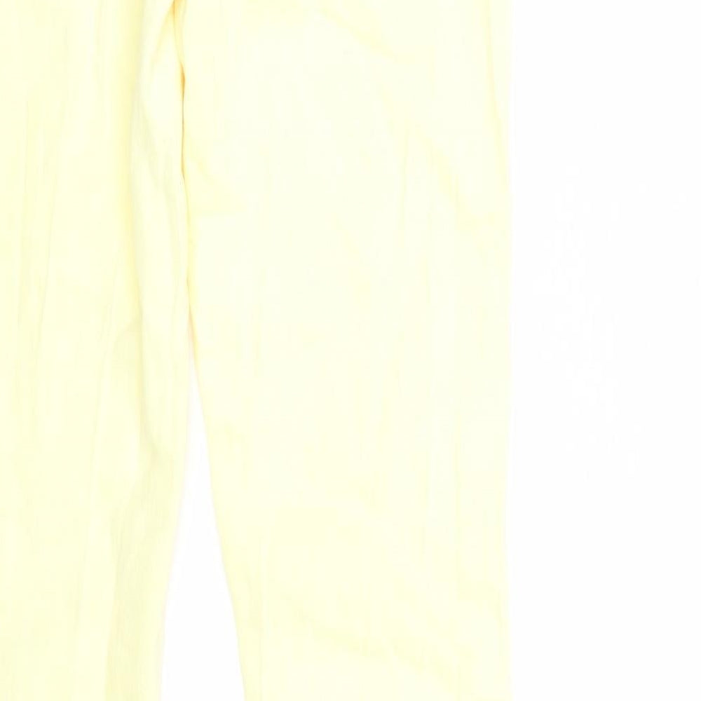 Bershka Womens Yellow   Skinny Jeans Size 34 L31 in