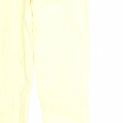 Bershka Womens Yellow   Skinny Jeans Size 34 L31 in